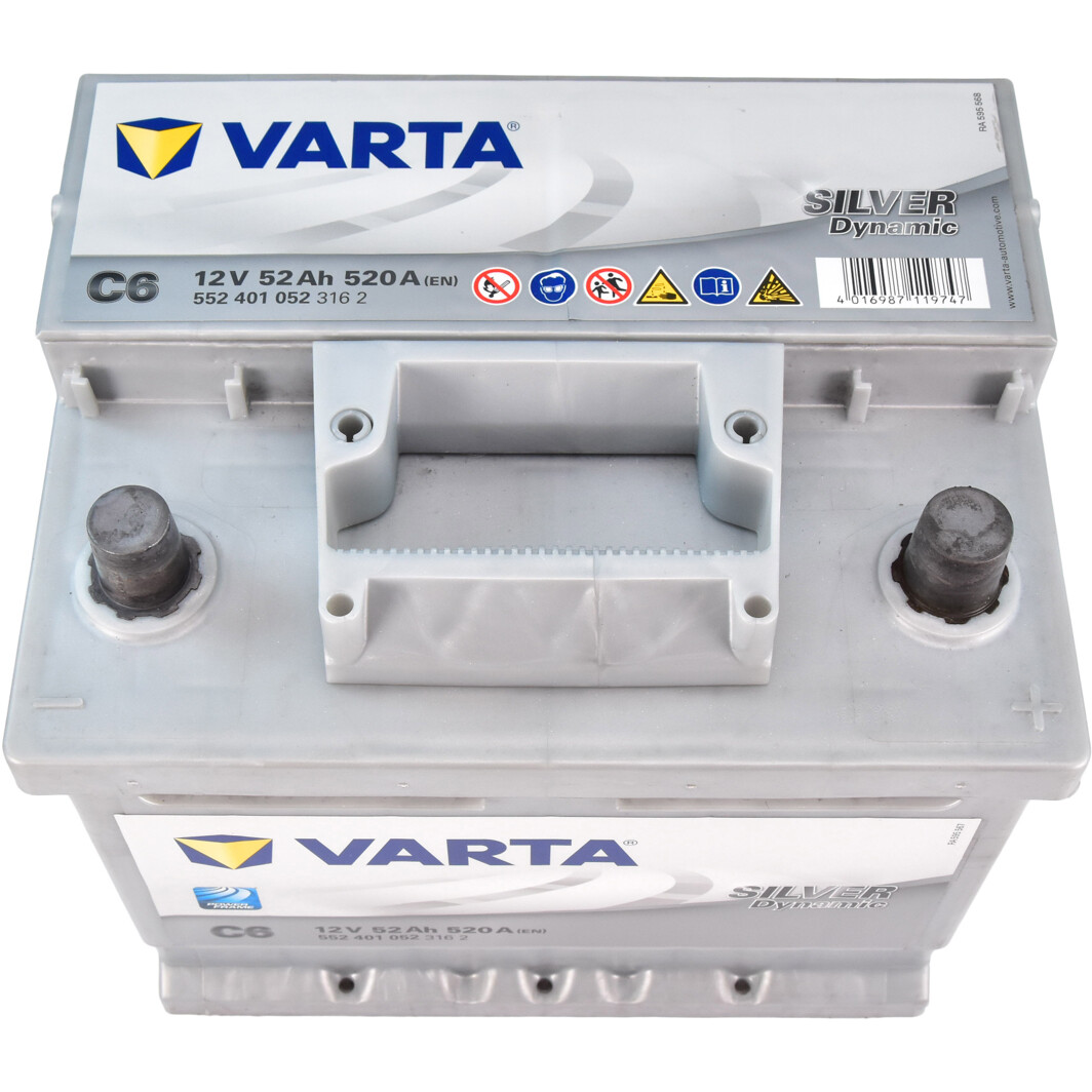 Акумулятор Varta 6 CT-52-R Silver Dynamic